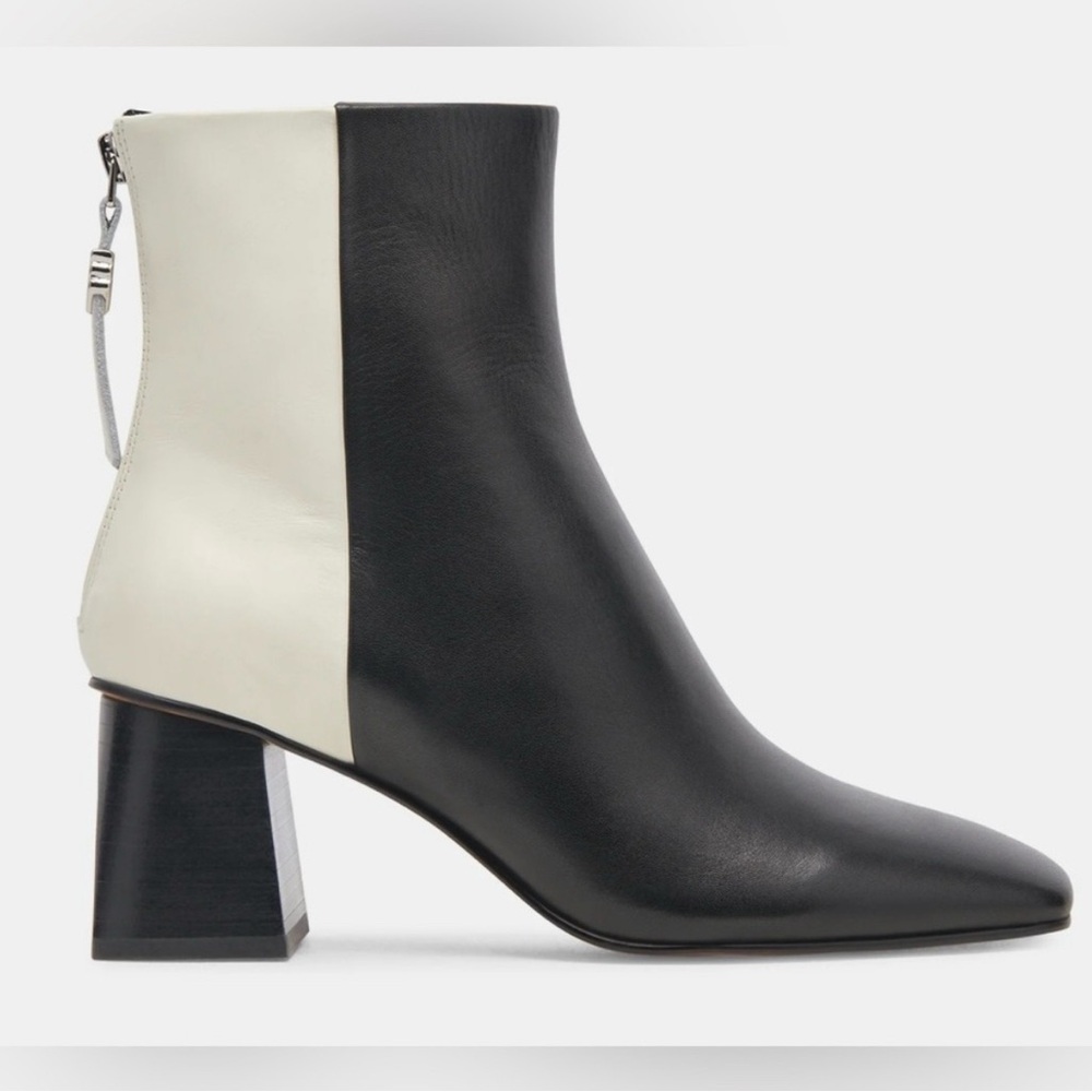 Dolce Vita B&W Heeled Boots